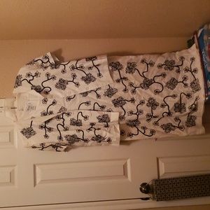 Bkaxj and white dress